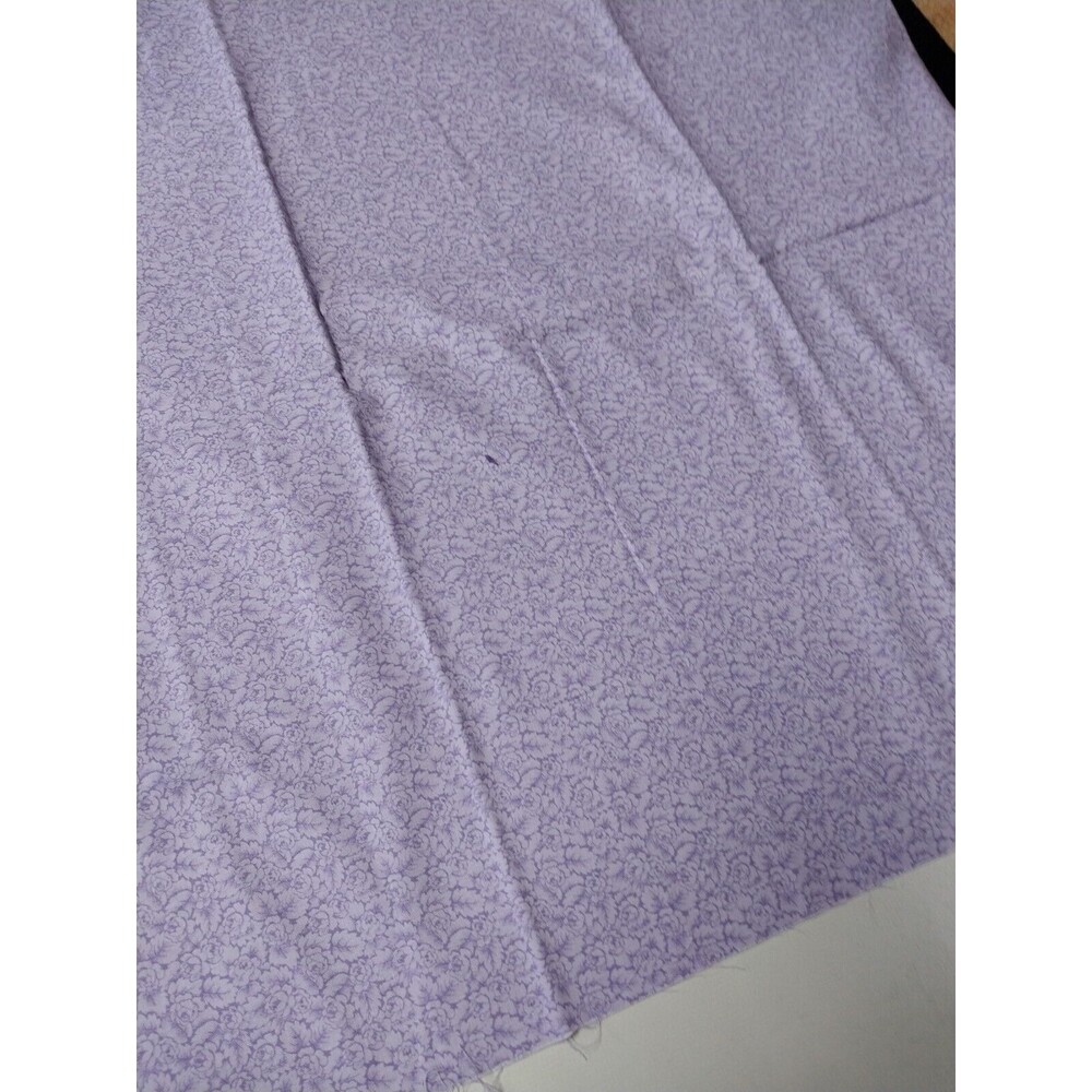 1 1/4 Yard 42" Cotton Purple print Fabric